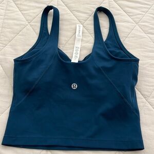Lululemon Align Tank size 2 teal blue deep turquoise